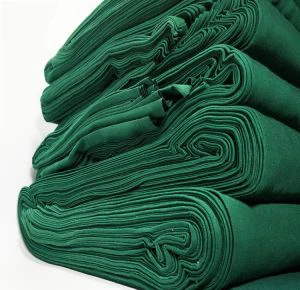 Brethyn Cotwm Gwyrdd Tywyll Meddygol Brethyn Llawfeddygol